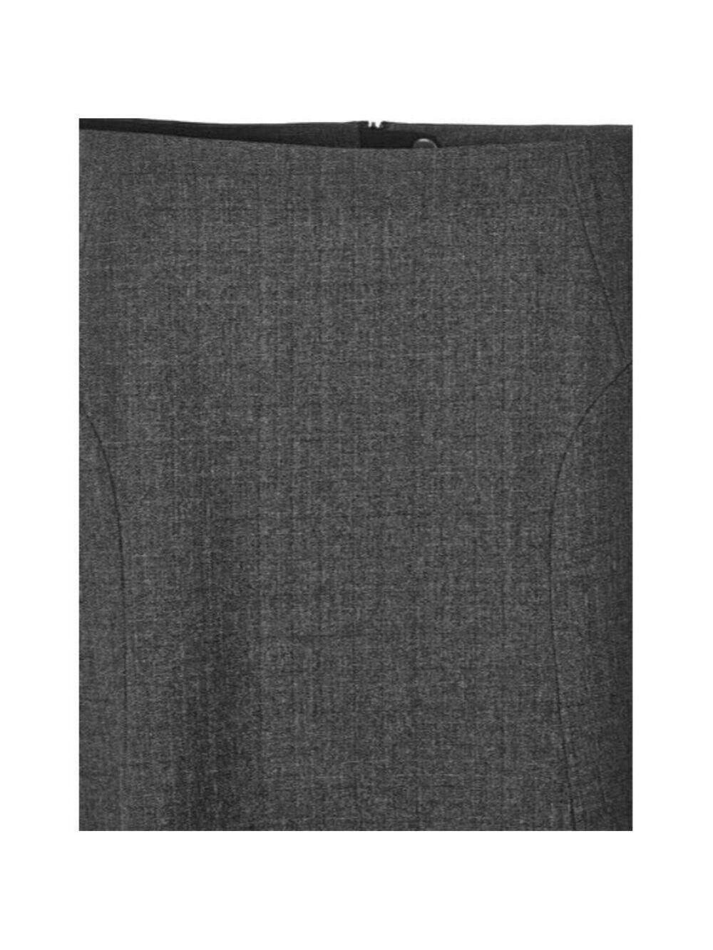 Cleo Charcoal Flippy Suiting Skirt Size 6 - Picture 3 of 12